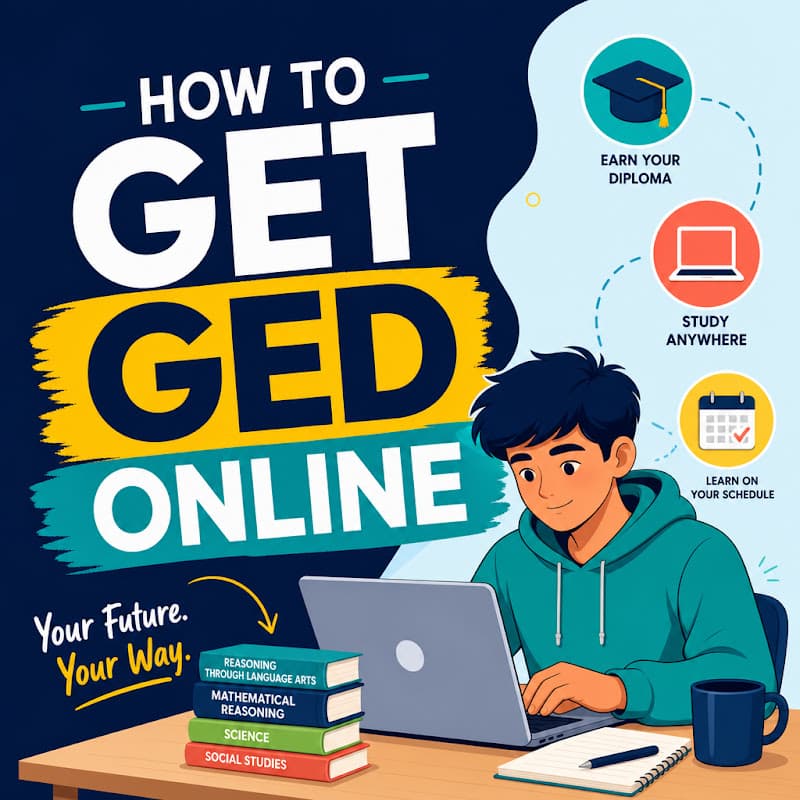 Cover image for How to Get GED Online: Requirements, Steps & Tips Cover image for blog post: How to Get GED Online: Requirements, Steps & Tips - Emily Carter