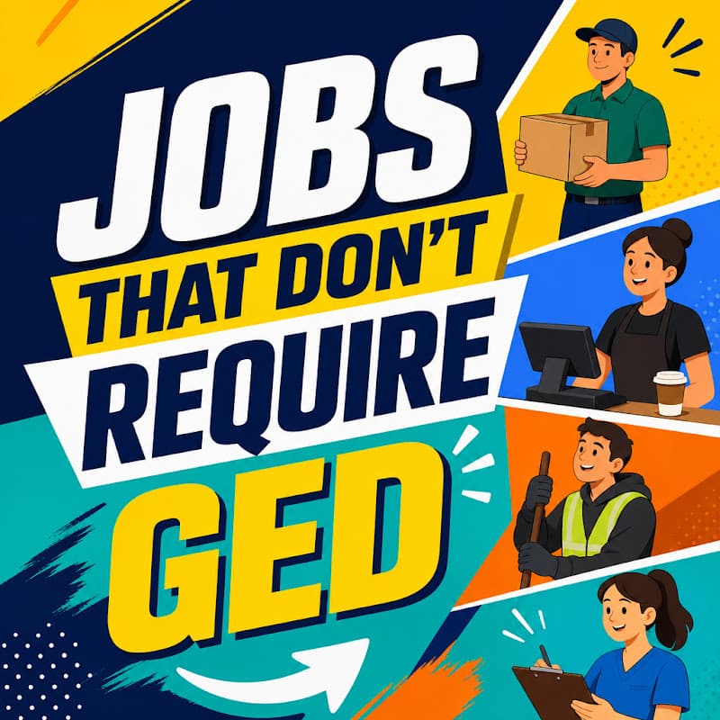Cover image for 45 Jobs That Don't Require A GED: Best Career Options Cover image for blog post: 45 Jobs That Don't Require A GED: Best Career Options - Emily Carter
