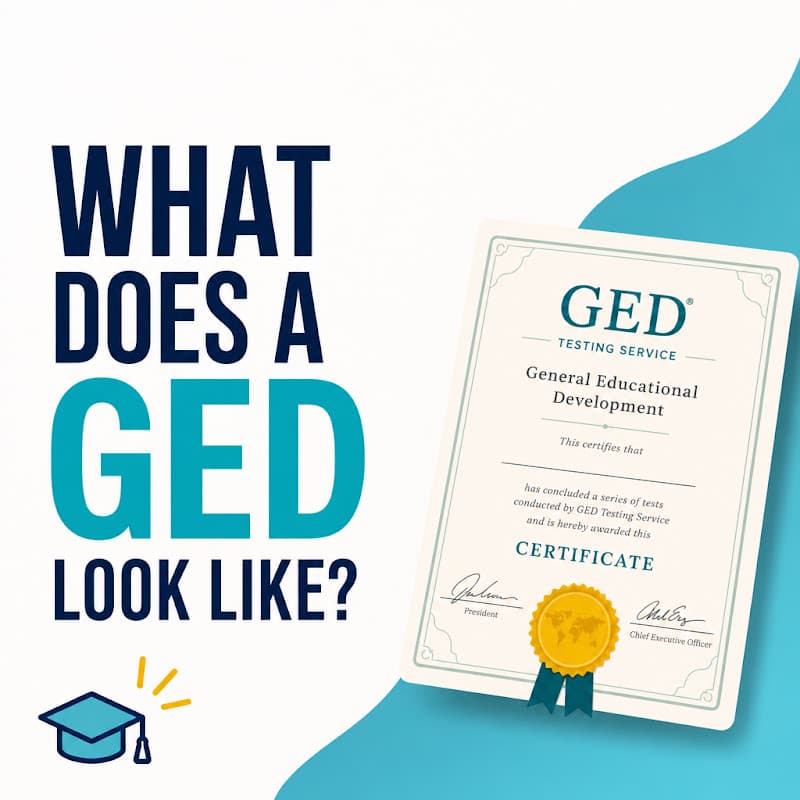 Cover image for What Does A GED Look Like? Diploma & Transcript Explained Cover image for blog post: What Does A GED Look Like? Diploma & Transcript Explained - Emily Carter