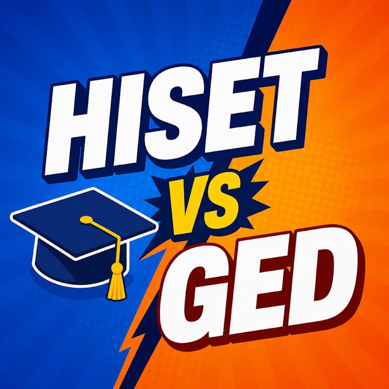 Cover image for HiSET vs GED: Which Equivalency Test Fits You the Most? Cover image for blog post: HiSET vs GED: Which Equivalency Test Fits You the Most? - Emily Carter