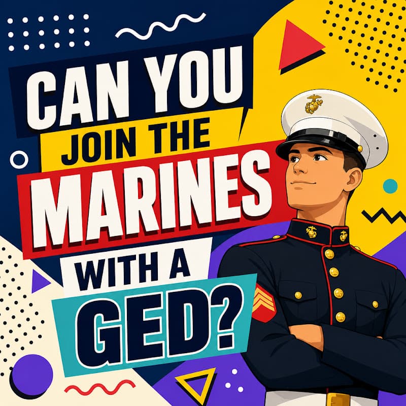 Cover image for Can You Join the Marines With a GED, or Not Quite? Cover image for blog post: Can You Join the Marines With a GED, or Not Quite? - Emily Carter