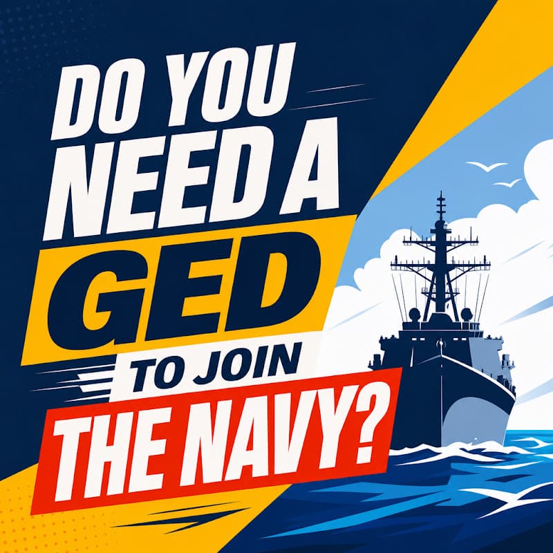 Cover image for Do You Need a GED to Join the Navy, or Just Some Credential? Cover image for blog post: Do You Need a GED to Join the Navy, or Just Some Credential? - Emily Carter